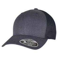 110 Melange Trucker Cap. Niebieskie czapki i kapelusze damskie FLEXFIT, bez wzorów. Za 104.99 zł.
