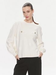 TWINSET Sweter 241TP3090 Écru Loose Fit. Swetry damskie Twinset, xl, bez wzorów, z wiskozy, bez kołnierzyka, bez ramiączek, bez kaptura. Za 1,459.00 zł.