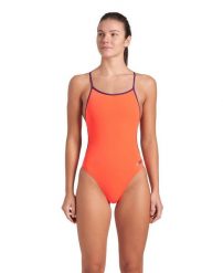 Strój kąpielowy damski Arena Swimsuit Lace Back Solid. Brązowe kostiumy jednoczęściowe damskie Arena, bez wzorów, z materiału, eleganckie, do pływania. Za 139.99 zł.