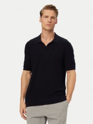 BOSS Polo H-Natalo 50561613 Granatowy Regular Fit. Niebieskie koszulki polo męskie Boss, m, bez wzorów, z bawełny, bez ramiączek. Za 679.99 zł.
