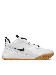 Nike Buty halowe Air Zoom Hyperace 3 FQ7074 101 Biały. Białe obuwie sportowe damskie Nike, bez wzorów, z tworzywa sztucznego. Za 399.99 zł.