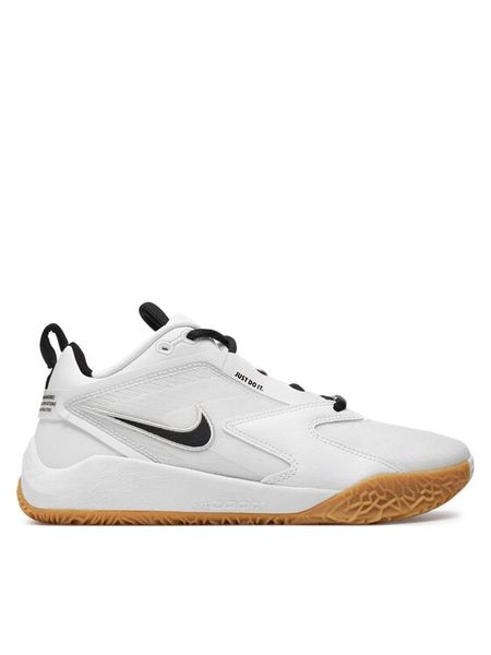 Nike Buty halowe Air Zoom Hyperace 3 FQ7074 101 Biały. Białe obuwie sportowe damskie Nike, bez wzorów, z syntetyku. Za 399.99 zł.