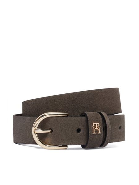 Tommy Hilfiger Pasek Essential Effortless 2.5 Suede AW0AW19793 Brązowy. Brązowe paski damskie Tommy Hilfiger, bez wzorów. Za 209.99 zł.