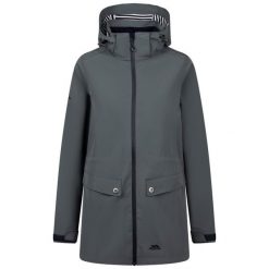 Trespass Tiverton - Damska kurtka przeciwdeszczowa Teal Mist. Niebieskie kurtki damskie Trespass, bez wzorów, bez kaptura. Za 382.99 zł.