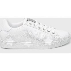 Trussardi Jeans - Buty. Szare obuwie sportowe damskie TRUSSARDI JEANS, bez wzorów, z jeansu. W wyprzedaży za 399.90 zł.