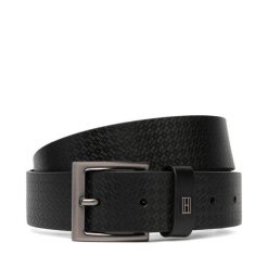 Pasek Tommy Hilfiger. Czarne paski damskie Tommy Hilfiger, bez wzorów. Za 249.99 zł.