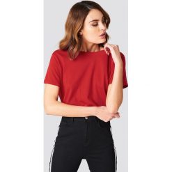 NA-KD Basic T-shirt oversize - Red. Czerwone t-shirty damskie NA-KD Basic. Za 52.95 zł.