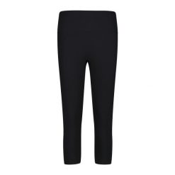 Damskie legginsy 3/4 CMP Sara. Czarne legginsy damskie CMP, bez wzorów. Za 209.00 zł.