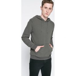 Review - Bluza. Szare bluzy męskie Review, m, bez wzorów, z bawełny, z kapturem. W wyprzedaży za 59.90 zł.
