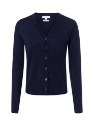 Brookshire sweter z wełny merynosowej Kobiety drobna dzianina niebieski, S. Niebieskie kardigany damskie brookshire, s, bez wzorów, z dzianiny. Za 299.95 zł.