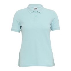 Koszulka Polo Damska Gładka. Niebieskie koszulki sportowe damskie Urban Classics, xs, bez wzorów, bez kołnierzyka, bez ramiączek. Za 85.99 zł.