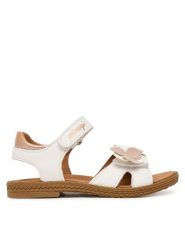 Primigi Sandały 1386933 M Biały. Białe sandały dziewczęce Primigi, ze skóry, bez zapięcia. Za 209.99 zł.