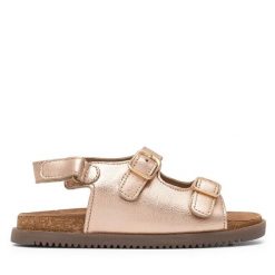 Sandały Lasocki Kids. Żółte sandały dziewczęce Lasocki Kids, bez zapięcia. Za 149.99 zł.