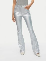 Vero Moda Spodnie materiałowe Flash 10329072 Srebrny Flared Fit. Szare spodnie materiałowe damskie Vero Moda, s, bez wzorów, z materiału. Za 109.99 zł.