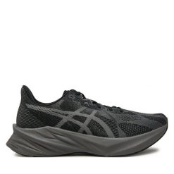 Buty do biegania Asics. Czarne buty sportowe męskie Asics, bez zapięcia, do biegania. Za 399.99 zł.