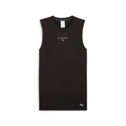 Damski tank top Puma X Hyrox Cloudspun. Czarne obuwie sportowe damskie Puma, bez wzorów, na fitness i siłownię. Za 224.50 zł.