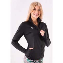 Rozpinana czarna bluza do biegania damska 2skin Time to run. Czarne bluzy damskie 2SkIN, m, bez wzorów, z elastanu, bez kaptura. Za 259.00 zł.