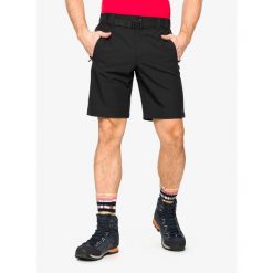 Spodenki turystyczne męskie CMP Yone Bermuda. Czarne krótkie spodenki sportowe męskie CMP, m, bez wzorów, trekkingowe. Za 129.99 zł.