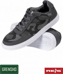 R.E.I.S. BSCASUAL - Buty sportowe typu trampki CASUAL, tkane - beżowo-biały 37. Białe trampki męskie R.E.I.S., bez wzorów, casualowe, bez zapięcia. Za 52.89 zł.