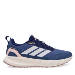 Buty do biegania adidas. Niebieskie obuwie sportowe damskie Adidas, bez wzorów, do biegania. Za 219.99 zł.