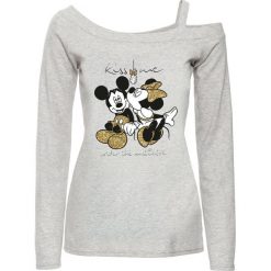 Shirt z disneyowskim nadrukiem bonprix szary melanż. Bluzki damskie marki bonprix. Za 69.99 zł.