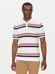 Hechter Paris Polo 74016 151928 Biały Regular Fit. Białe koszulki polo męskie Hechter Paris, m, bez wzorów, z bawełny, bez ramiączek. Za 179.99 zł.