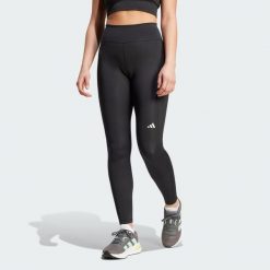 Legginsy Own the Run Winter Full Length. Czarne legginsy damskie Adidas, xs, bez wzorów, z materiału. W wyprzedaży za 226.85 zł.