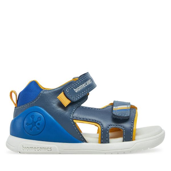 Sandały Biomecanics. Niebieskie sandały chłopięce Biomecanics, bez zapięcia. Za 279.99 zł.