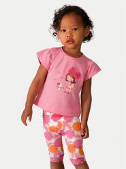 Mayoral Komplet t-shirt i legginsy 1751 Różowy Regular Fit. Czerwone legginsy dla dziewczynek Mayoral, bez wzorów, z bawełny. Za 119.99 zł.
