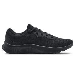 Buty sportowe dla kobiet Under Armour Mojo. Czarne obuwie sportowe damskie Under Armour, bez wzorów, trekkingowe. Za 181.99 zł.