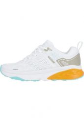 Buty sportowe damskie Endurance Whitech. Białe obuwie sportowe damskie Endurance, bez wzorów, z materiału, na fitness i siłownię. Za 242.00 zł.
