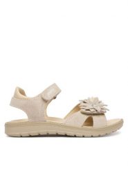 Primigi Sandały 1385200 M Beżowy. Brązowe sandały dziewczęce Primigi, ze skóry, bez zapięcia. Za 209.99 zł.