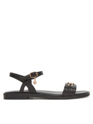 MEXX Sandały MX/026C-EST Czarny. Czarne sandały damskie Mexx, bez wzorów, ze skóry, bez obcasa, na płaskiej podeszwie, bez zapięcia. Za 229.99 zł.