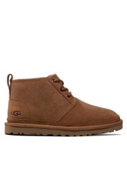 Ugg Trzewiki W Neumel 1094269 Brązowy. Brązowe botki damskie UGG, ze skóry, bez obcasa, na płaskiej podeszwie, bez zapięcia. Za 729.99 zł.
