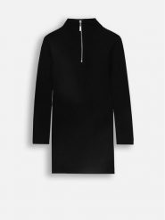 Coccodrillo Sukienka codzienna ZC4129101SGJ Czarny Regular Fit. Czarne sukienki dla dziewczynek COCCODRILLO, bez wzorów, z syntetyku, bez ramiączek. Za 69.90 zł.