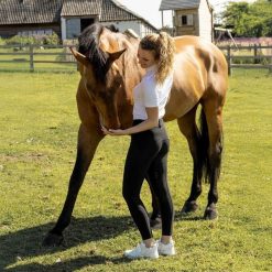 Damskie spodnie jeździeckie o pełnej przyczepności Kentucky Horsewear Miami. Czarne spodnie materiałowe damskie KENTUCKY HORSEWEAR, l, bez wzorów, z materiału. Za 725.00 zł.