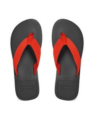 Hunter Japonki CEO-ON2560 Czerwony. Czerwone klapki damskie Hunter, bez wzorów, z materiału, bez obcasa. Za 79.99 zł.