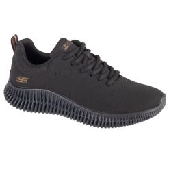 Adidasy Skechers Bobs Geo How Marvelous, Kobiety. Czarne obuwie sportowe damskie Skechers, bez wzorów, ze skóry ekologicznej, trekkingowe, Skechers Sport. Za 259.99 zł.