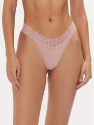 Calvin Klein Underwear Stringi 000QF7838E Różowy. Czerwone stringi damskie Calvin Klein Underwear, l, bez wzorów, z syntetyku. Za 69.99 zł.