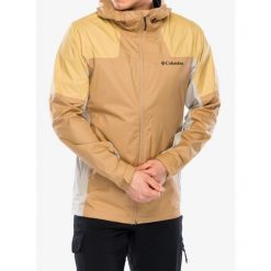 Kurtka przeciwdeszczowa męska Columbia Inner Limits III Jacket. Brązowe kurtki sportowe męskie Columbia, m, bez wzorów, trekkingowe. W wyprzedaży za 409.75 zł.