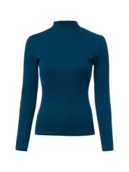 Marie Lund koszulka z długim rękawem Kobiety Bawełna (100%) niebieski, L. Niebieskie t-shirty damskie Marie Lund, l, bez wzorów, z bawełny, eleganckie, bez kołnierzyka. Za 149.95 zł.