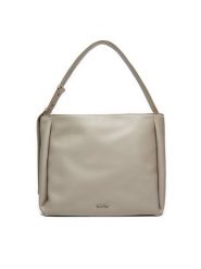 Calvin Klein Torebka Gracie Medium Ew Shopper K60K612129 Szary. Szare torebki shopper damskie Calvin Klein, bez wzorów, ze skóry, bez dodatków. Za 429.99 zł.