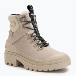 Trapery damskie Pepe Jeans Hale Urban. Białe śniegowce i trapery damskie Pepe Jeans, z gumy, przed kolano. Za 379.99 zł.