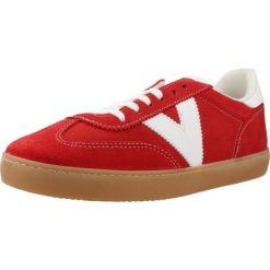 Buty VICTORIA BERLIN Czerwony. Czerwone obuwie sportowe damskie VICTORIA, bez wzorów, ze skóry, trekkingowe. Za 368.99 zł.