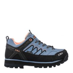 Damskie buty trekkingowe górskie ze skóry zamszowej VIBRAM CMP MOON LOW. Czarne trekkingi damskie CMP. W wyprzedaży za 449.99 zł.