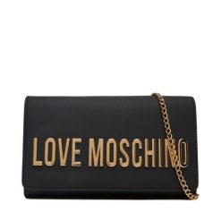 Torebka LOVE MOSCHINO. Czarne torebki do ręki damskie Love Moschino, bez wzorów, wizytowe, bez dodatków. Za 499.99 zł.