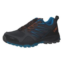 Buty trailowe męskie CMP ATIK WP - Easy Lace. Brązowe buty sportowe męskie CMP, bez zapięcia, do biegania. Za 449.99 zł.