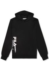 Bluza z kapturem Fila Manta Regular Graphic. Czarne bluzy męskie Fila, l, bez wzorów, z dresówki, z kapturem. Za 232.60 zł.
