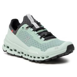 Buty do biegania On. Zielone obuwie sportowe damskie On, bez wzorów, do biegania. Za 619.99 zł.