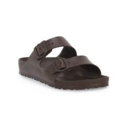 Klapki męskie Birkenstock Arizona Eva Roast Calz. Brązowe klapki męskie Birkenstock, z materiału, klasyczne. Za 329.00 zł.